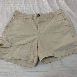 🦜 BANANA REPUBLIC WOMENS CARGO SHORTS SIZE 10 🦜